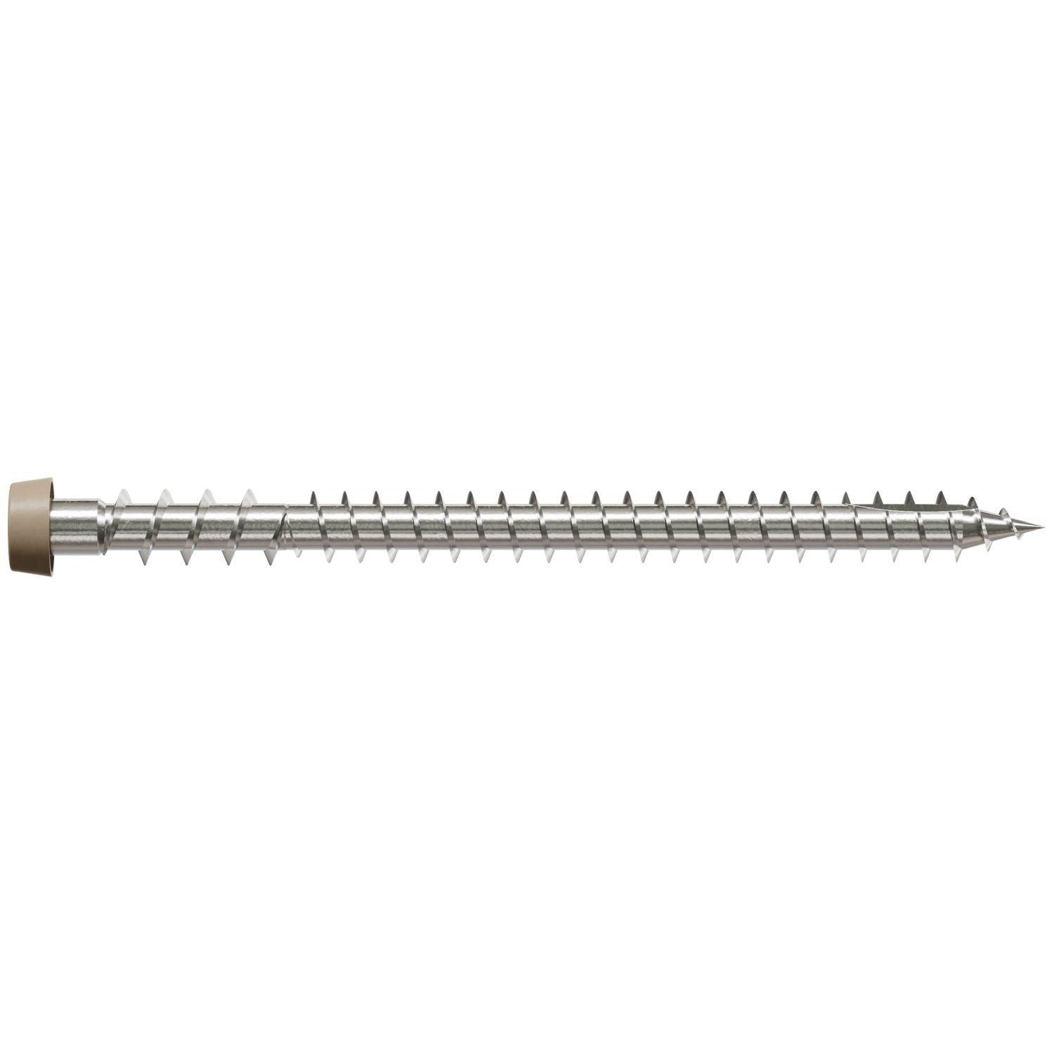 Simpson Strong-Tie DCU234MB305TN02 Deck-Drive DCU COMPOSITE Screw, #10 x 2-3/4-in. T20, Type 305, Tan 02, 1750-Pack