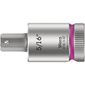 Wera 8740 B Hf Zyklop Bit Socket With Holding Function, 3/8-in. Drive, 5/16-in.x38.5-mm.