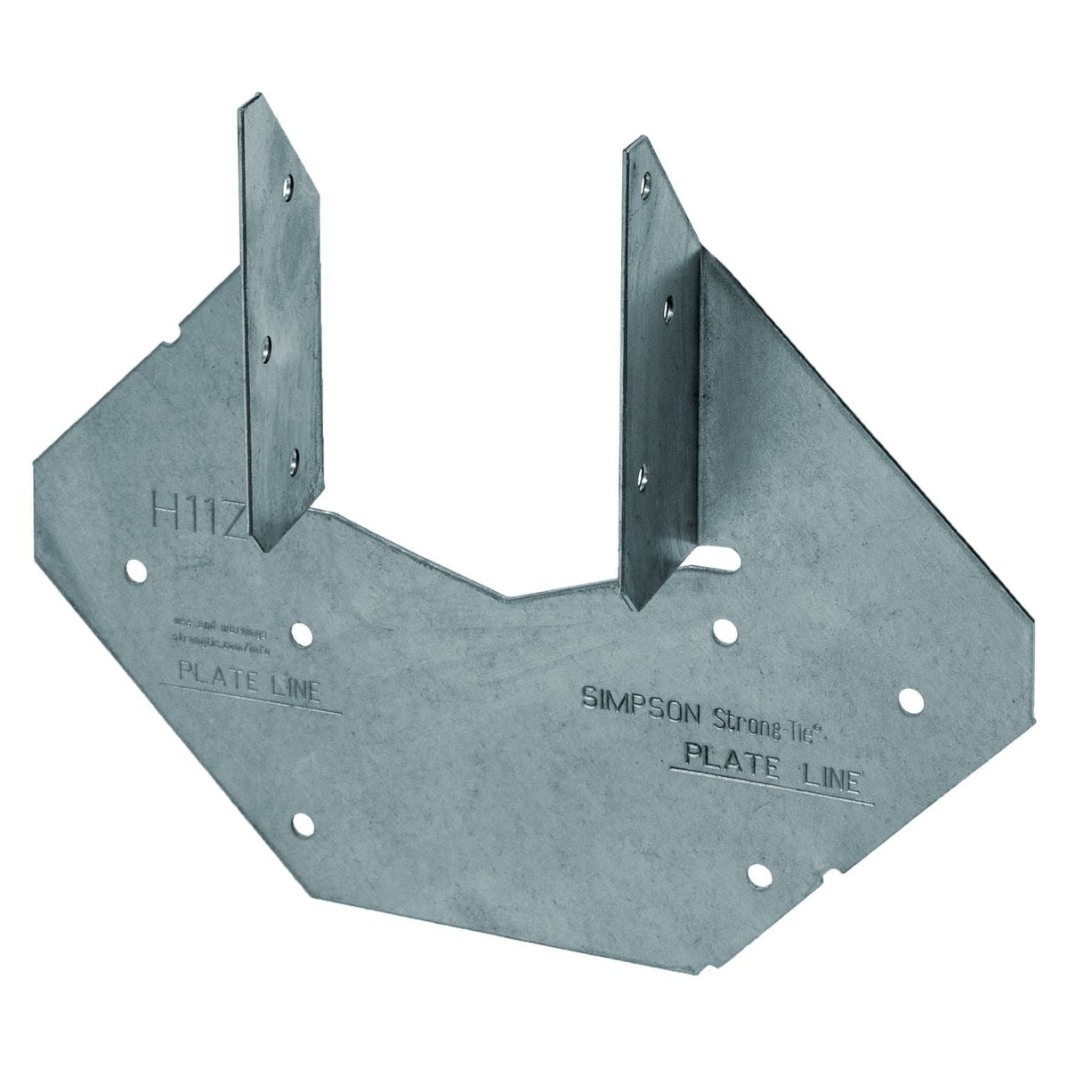 Simpson Strong-Tie H11Z H11 18-Gauge ZMAX Galvanized Hurricane Tie