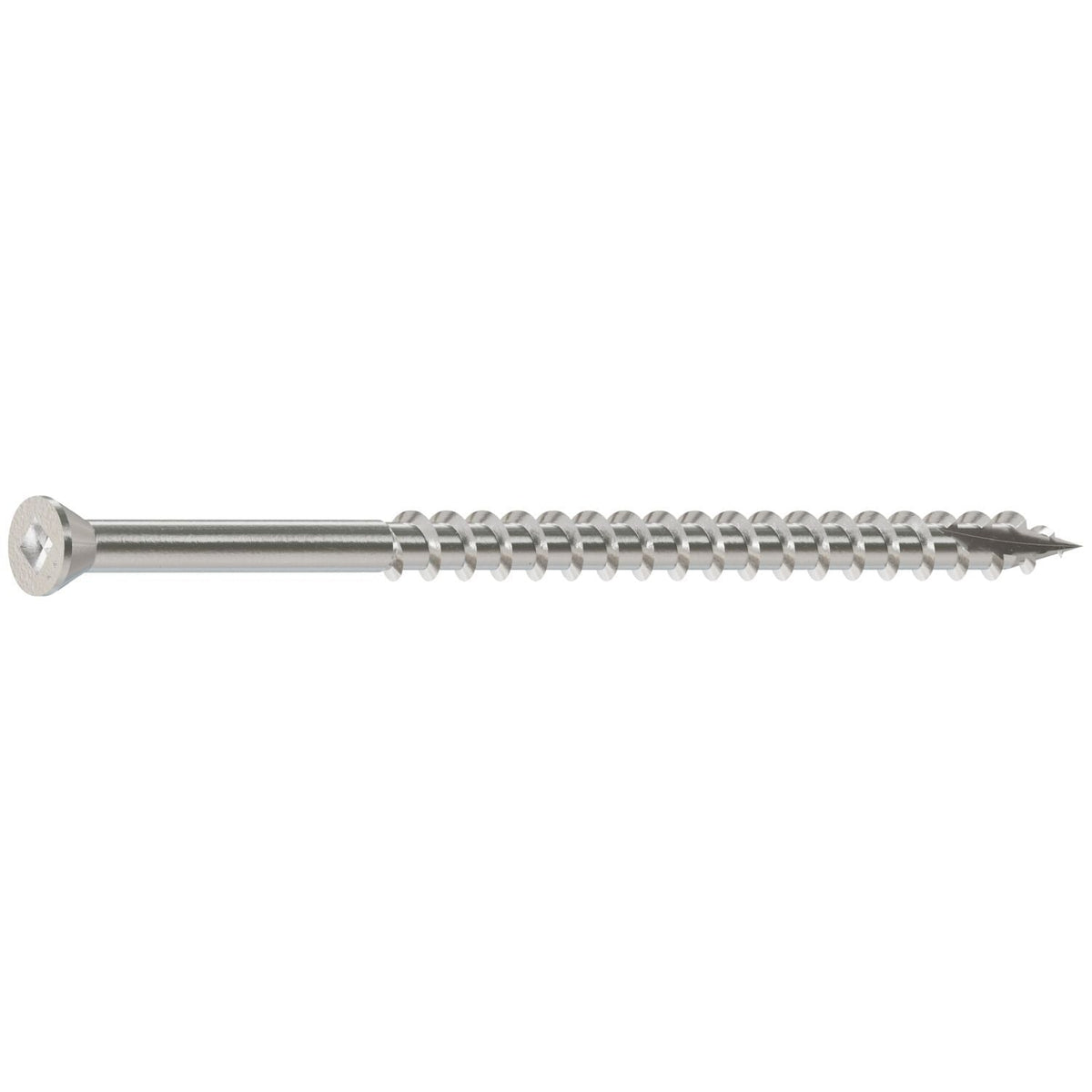 Simpson Strong-Tie S07300FB1 Trim-Head Screw, Square Drive, #7 x 3-in. #1 SQ, Type 305, 1-lb.