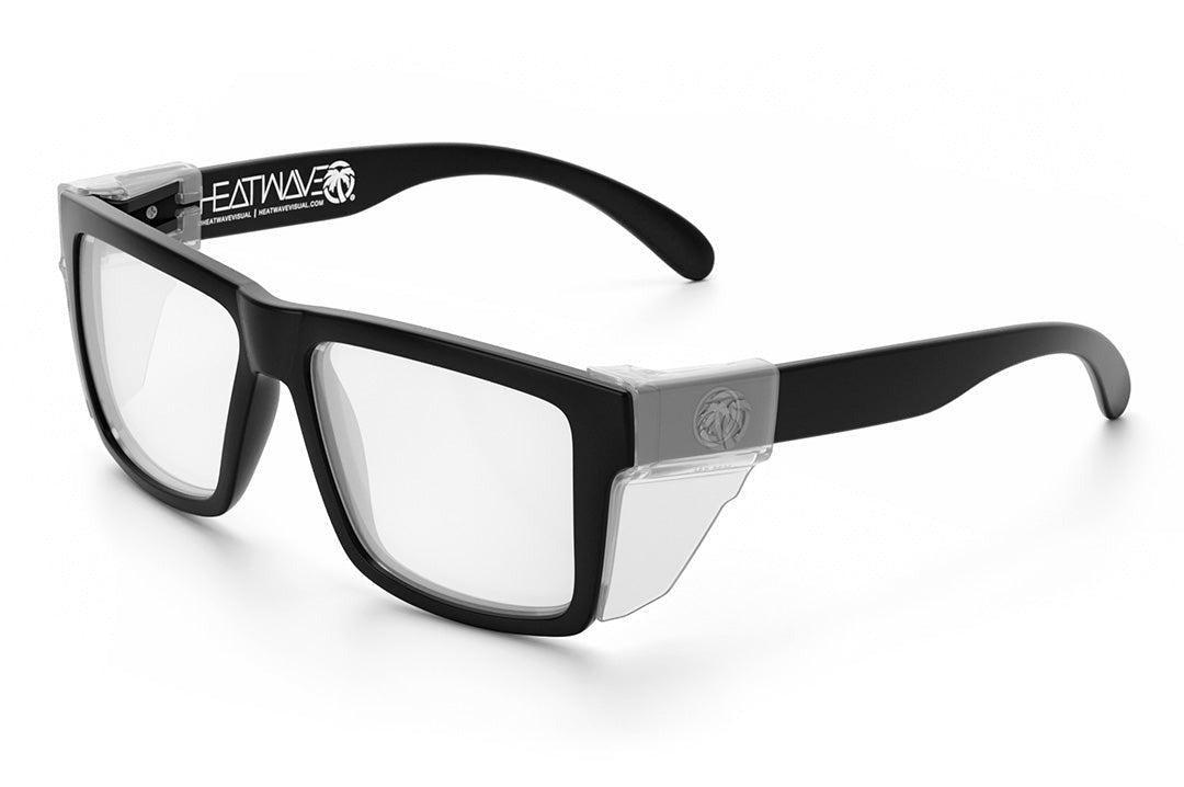Heat Wave VISE Z87 Black Frame Clear Lens Sunglasses