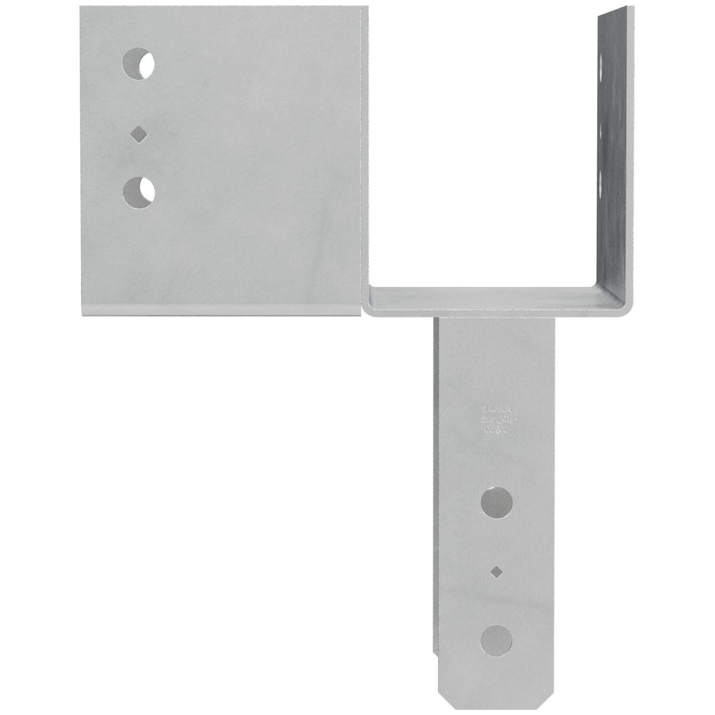 Simpson Strong-Tie ECCLR666HDG ECCLR HDG L-Shape End Column Cap for 6x Beams, 6x Post, Skewed Right