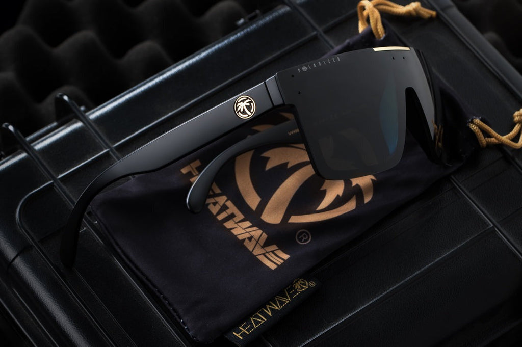 Heat Wave Quatro Z87 BLACK/GOLD Sunglasses