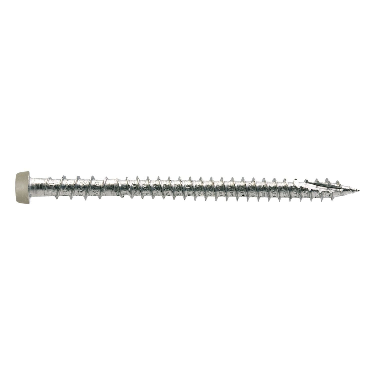 Simpson Strong-Tie DCU234GRR350 Deck-Drive DCU COMPOSITE Screw, #10 x 2-3/4-in. T20, Quik Guard, Gray, 350-Pack