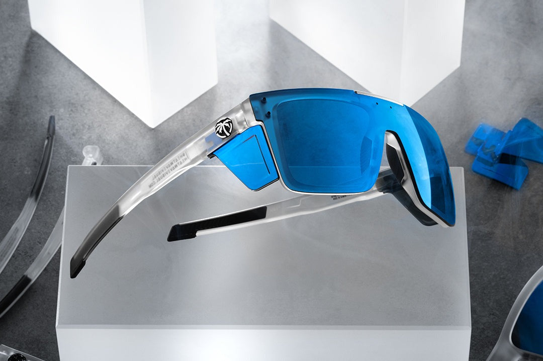 Heat Wave Performance Quatro Vapor Frost Frame Coastal Lens Z87+ Sunglasses