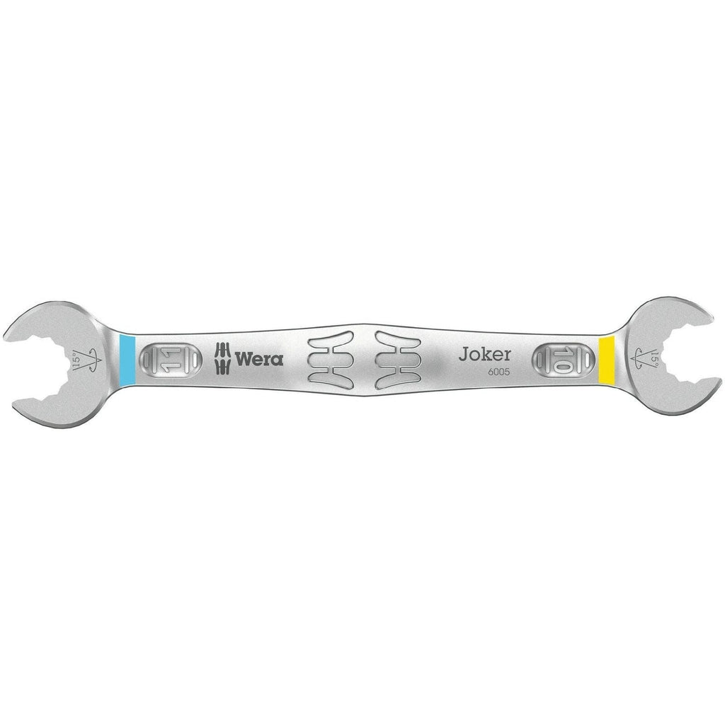 Wera 6005 Joker Double Open End Wrench, 10x11x137.3-mm.