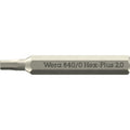 Wera 840/0 Hex-Plus Micro Bit For Hexagonal Socket Head Screws, 2x30-mm.