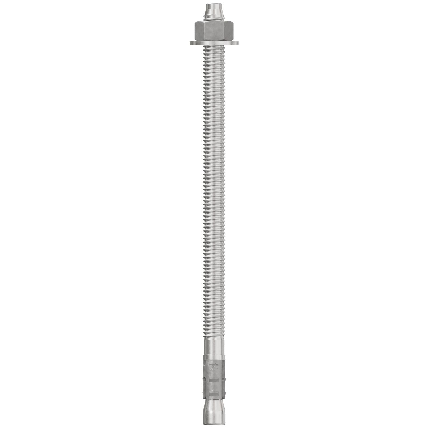 Simpson Strong-Tie STB2-37700S6F50 Strong-Bolt 2, 3/8-in. x 7-in. Type 316 Stainless-Steel Wedge Anchor, Fully Assembled, 50-Pack