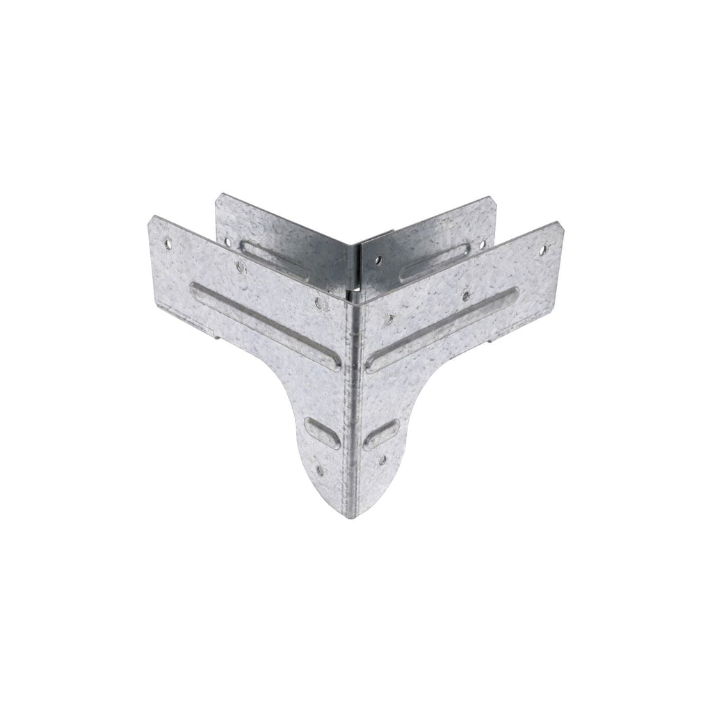 Simpson Strong-Tie RTC2Z RTC 18-Gauge ZMAX Galvanized Rigid Tie Corner Connector for 2x Joist, 2x4 Post