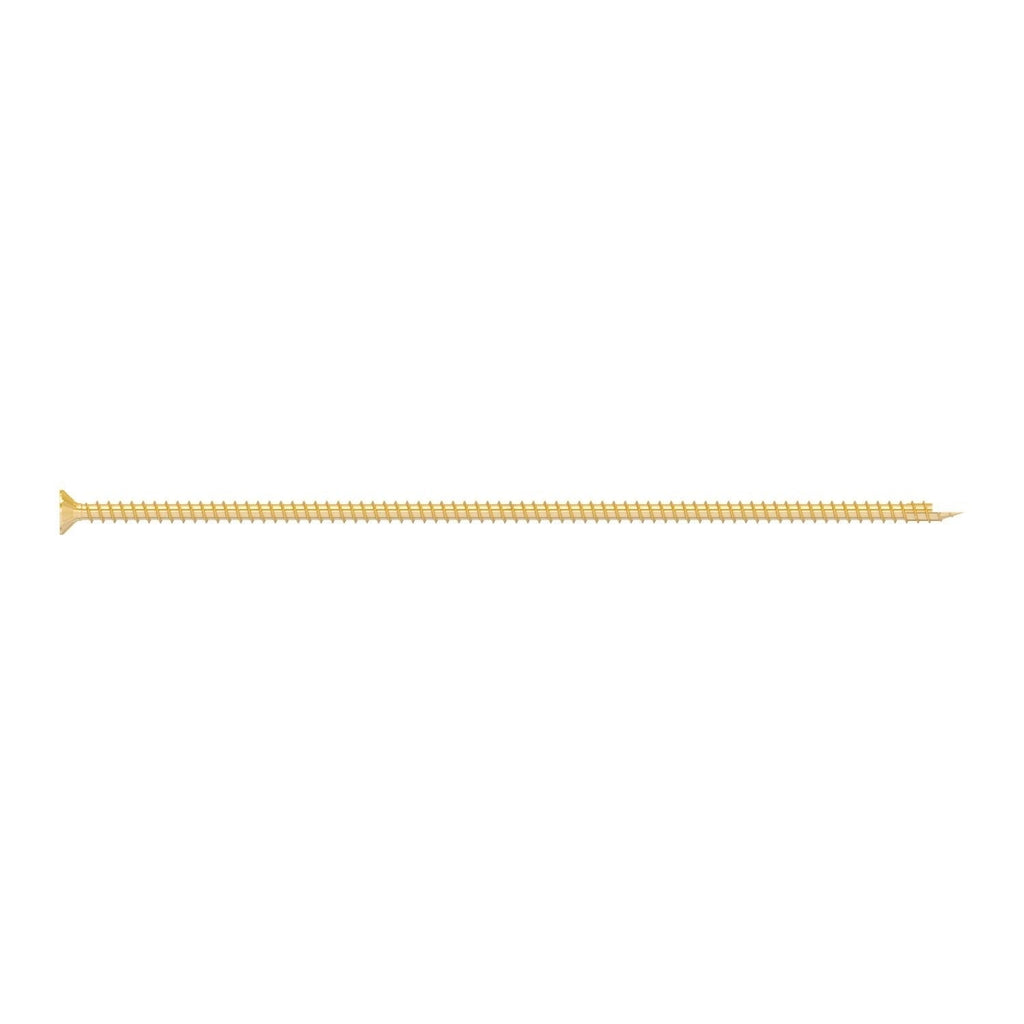 Simpson Strong-Tie SDCF221134 Strong-Drive SDCF TIMBER-CF Screw, 0.315-in. x 11-3/4-in. T40, Yellow Zinc, 250-Pack