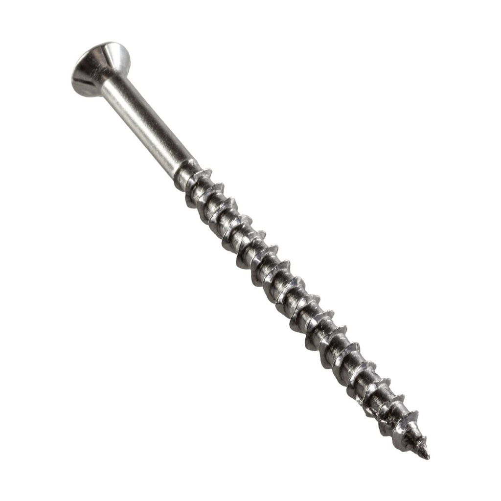Simpson Strong-Tie T10300WPP Deck-Drive DWP WOOD SS Screw, #10 x 3-in. T25, Flat Head, Type 316, 350-Pack