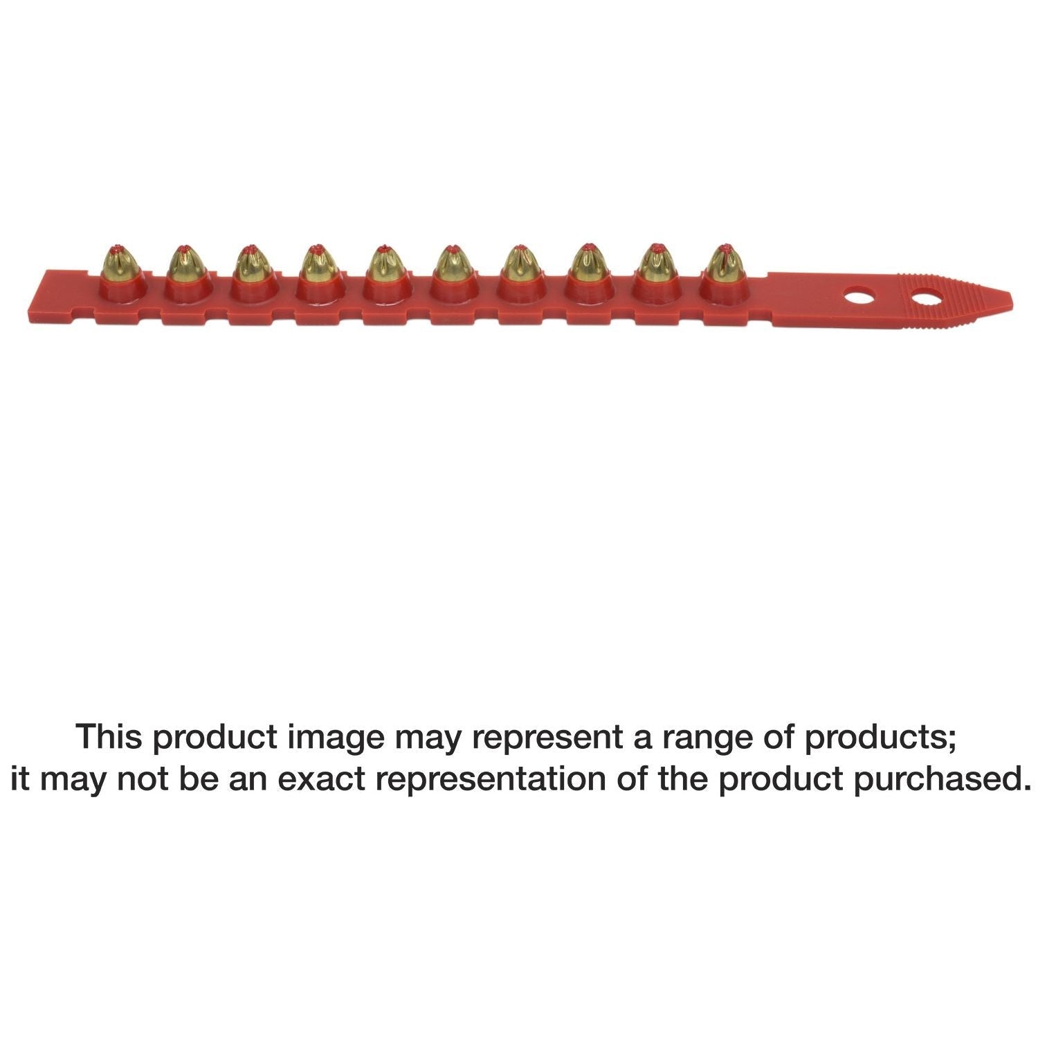 Simpson Strong-Tie P27SL5 P27SL 0.27-Caliber Plastic, 10-Shot Strip Loads, Red, 100-Pack