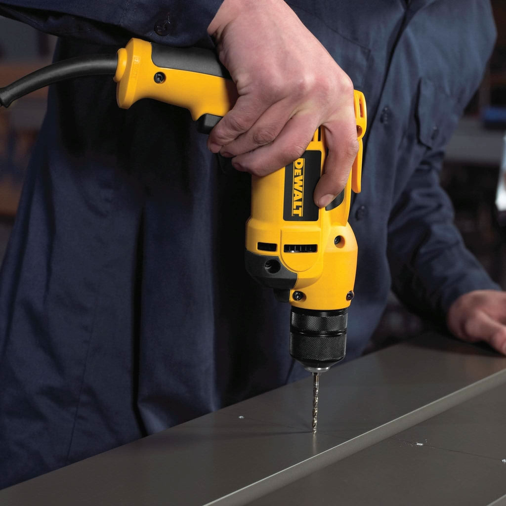DeWalt DWD112 Corded 3/8" (10mm) VSR Pistol Grip Drill with Keyless Chuck
