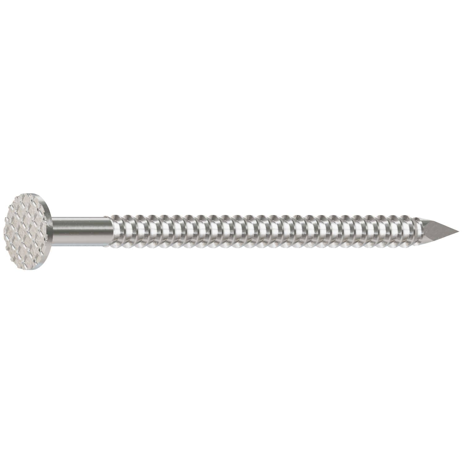 Simpson Strong-Tie T4KR51 Premium Siding Nail, 1-1/2-in. x 5/32-in. Head Dia., Type 316 Stainless Steel, 1-lb.