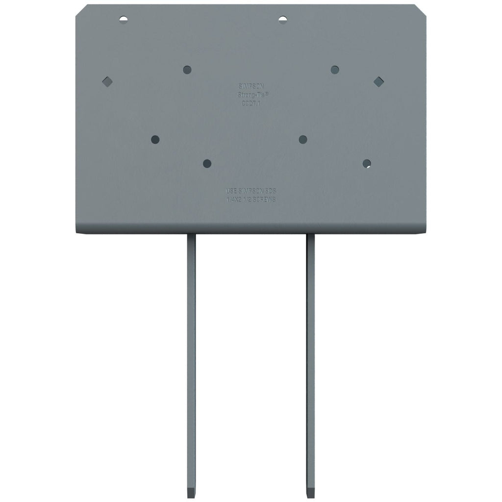 Simpson Strong-Tie CCQ7.1-4SDS2.5 CCQ Column Cap for 7-in. Beam, 4x Post with Strong-Drive SDS Screws