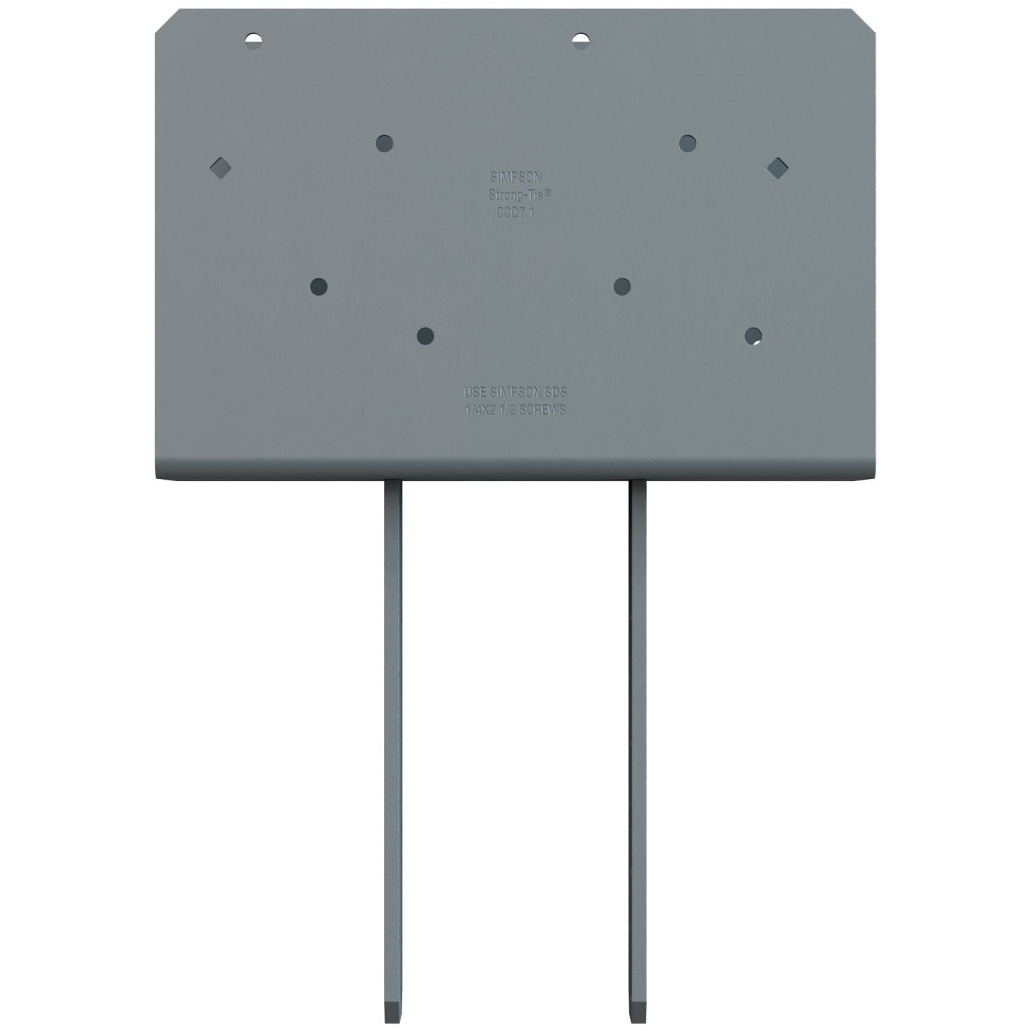 Simpson Strong-Tie CCQ7.1-4SDS2.5 CCQ Column Cap for 7-in. Beam, 4x Post with Strong-Drive SDS Screws