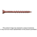 Simpson Strong-Tie DSVR158R5LB Deck-Drive DSV WOOD Screw, #8 x 1-5/8-in. T-25, Flat Head, Quik Guard, Red, 5-lb.