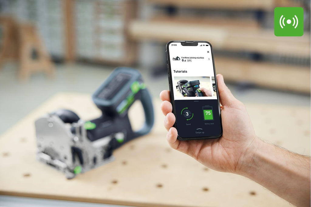 Festool 578121 Cordless 18V Domino Joiner DFC 500 E, Tool Only