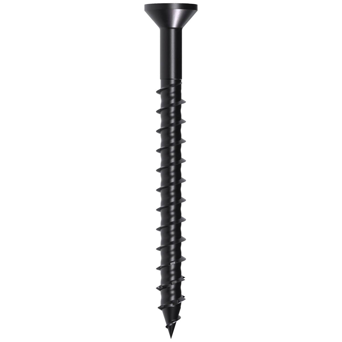 Simpson Strong-Tie TNTBL18214TF Titen Turbo, 3/16-in. x 2-1/4-in. 6-Lobe Flat-Head Concrete and Masonry Screw, Black, 100-Pack