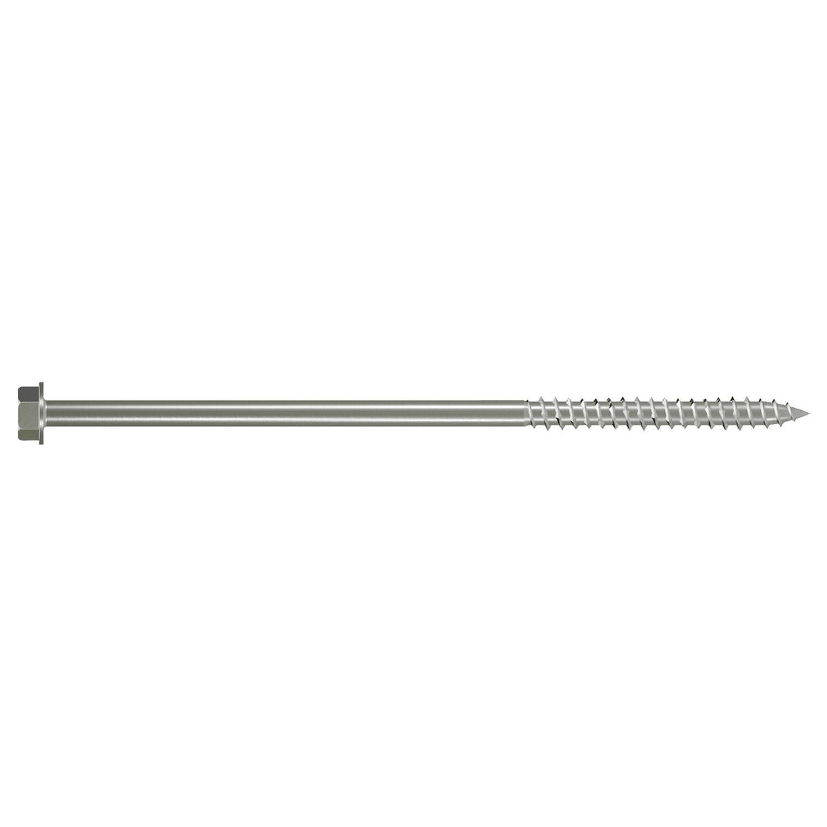 Simpson Strong-Tie SDWH27800SS-RP1 Strong-Drive SDWH TIMBER-HEX SS Screw, 0.275-in. x 8-in. 1/2 Hex, Type 316