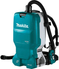 Makita XCV18ZX 36V (18V X2) LXT Brushless 1.6 Gallon HEPA Filter Backpack Dry Dust Extractor, AWS Capable, Tool Only