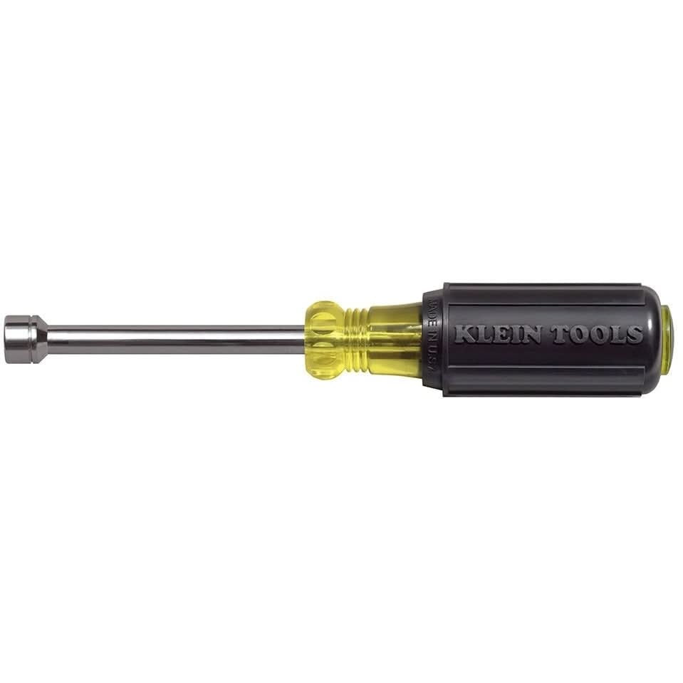 Klein 630-8MM 8 mm Cushion-Grip Hollow-Shank Nut Driver - 3"-Shank