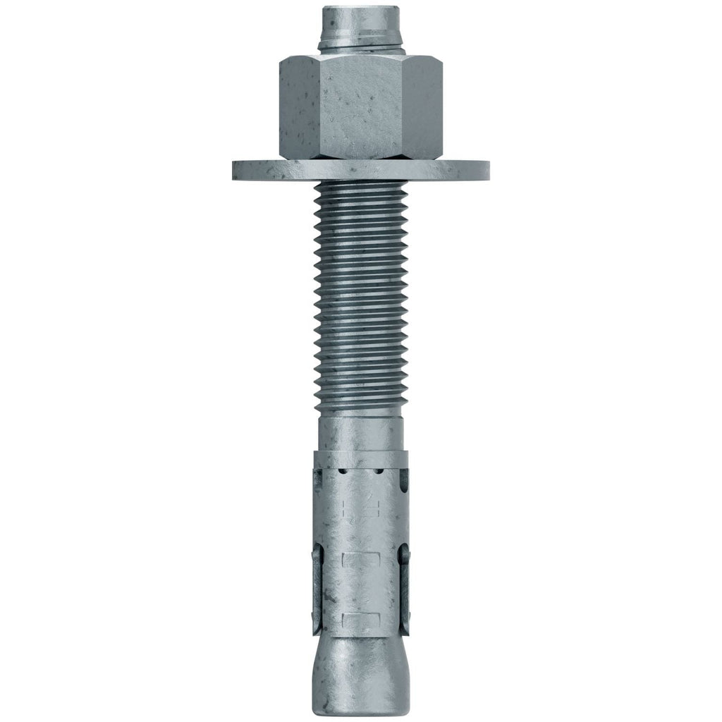 Simpson Strong-Tie STB2-75512MGF10 Strong-Bolt 2, 3/4-in. x 5-1/2-in. Mechanically Galvanized Wedge Anchor, Fully Assembled, 10-Pack