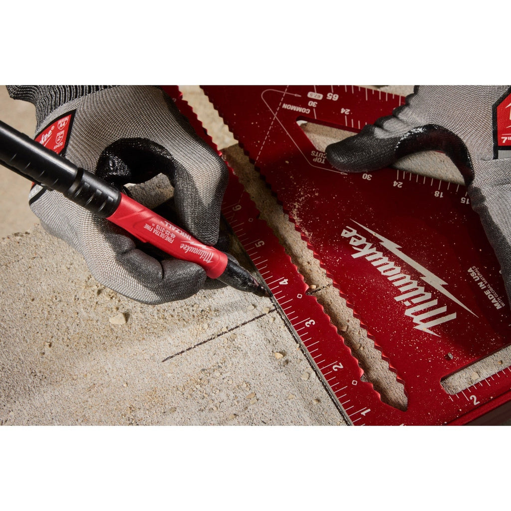Milwaukee 48-22-3115 INKZALL Double-Sided Ultra Fine & Fine Point Black Jobsite Marker