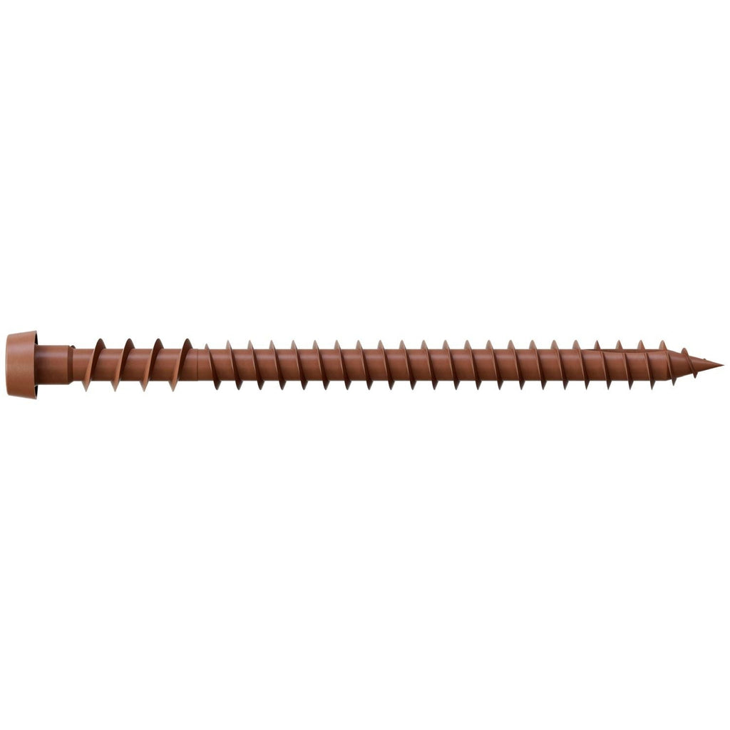 Simpson Strong-Tie DCU234SRD Deck-Drive DCU COMPOSITE Screw (Collated), #10 x 2-3/4-in. Quik Guard Red, 1000-Pack