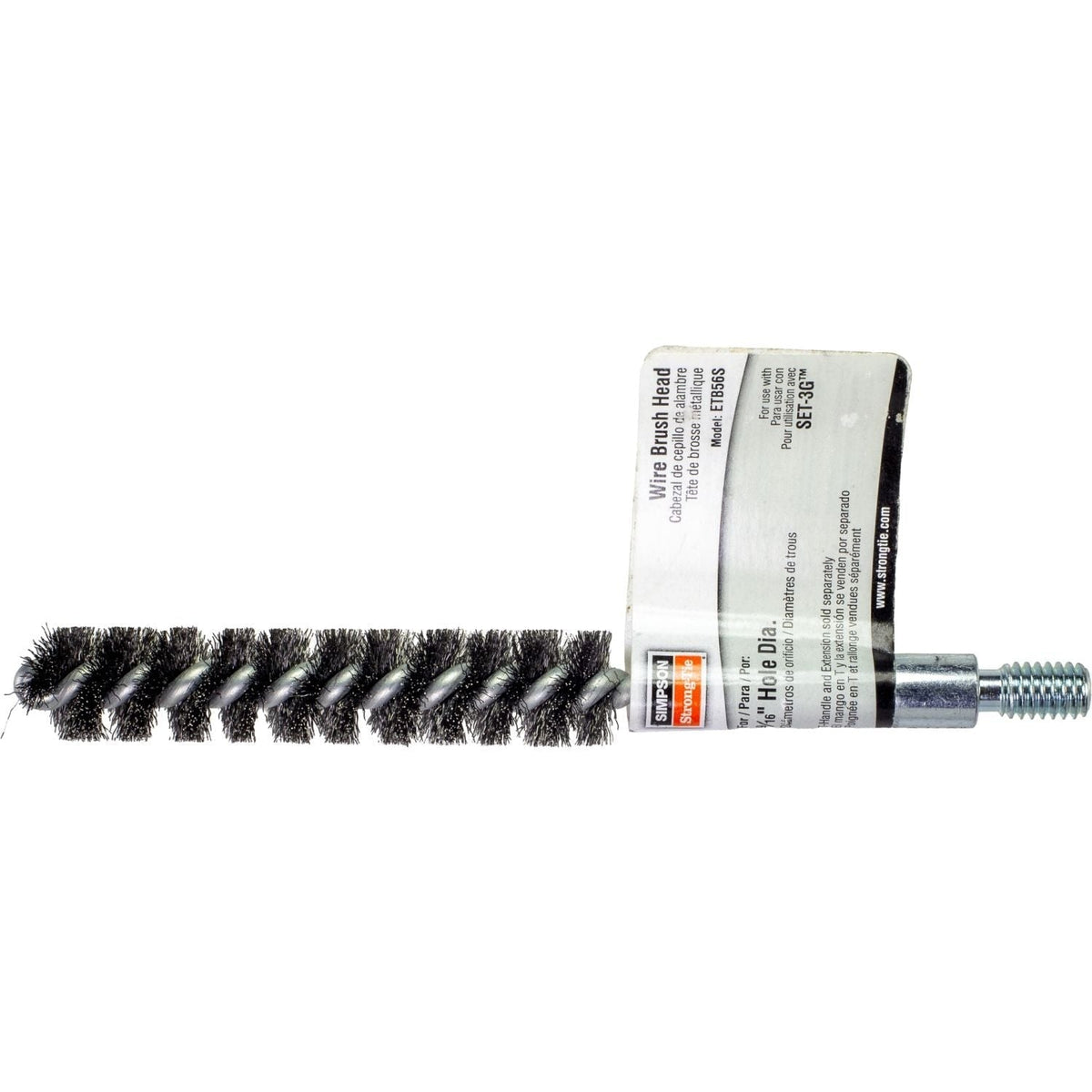 Simpson Strong-Tie ETB56S ETBS 9/16-in. Wire Hole-Cleaning Brush Head