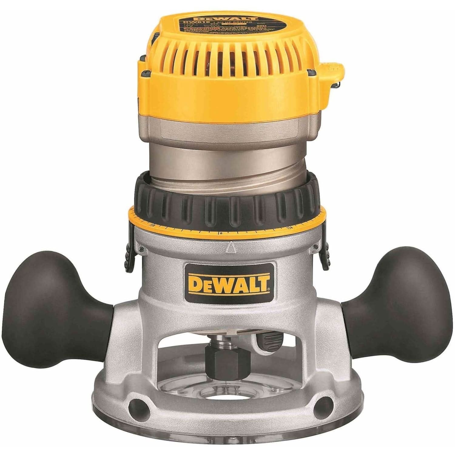 DeWalt DW618 Corded 2-1/4 HP EVS Fixed Base Router with Soft Start