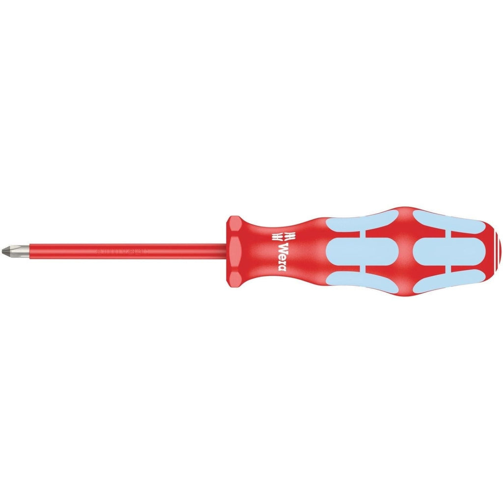 Wera 3162 I Ph VDE Insulated Screwdriver For Phillips Screws, Stainless, Ph 1x80-mm.