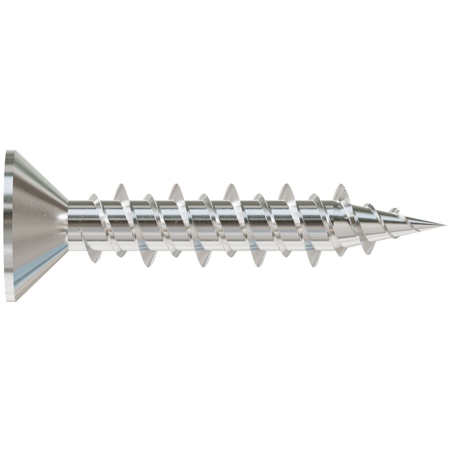 Simpson Strong-Tie T10J100FXC Marine Screw, Flat Head, #10 x 1-in. #2 Phillips Drive, Type 316, 100-Pack