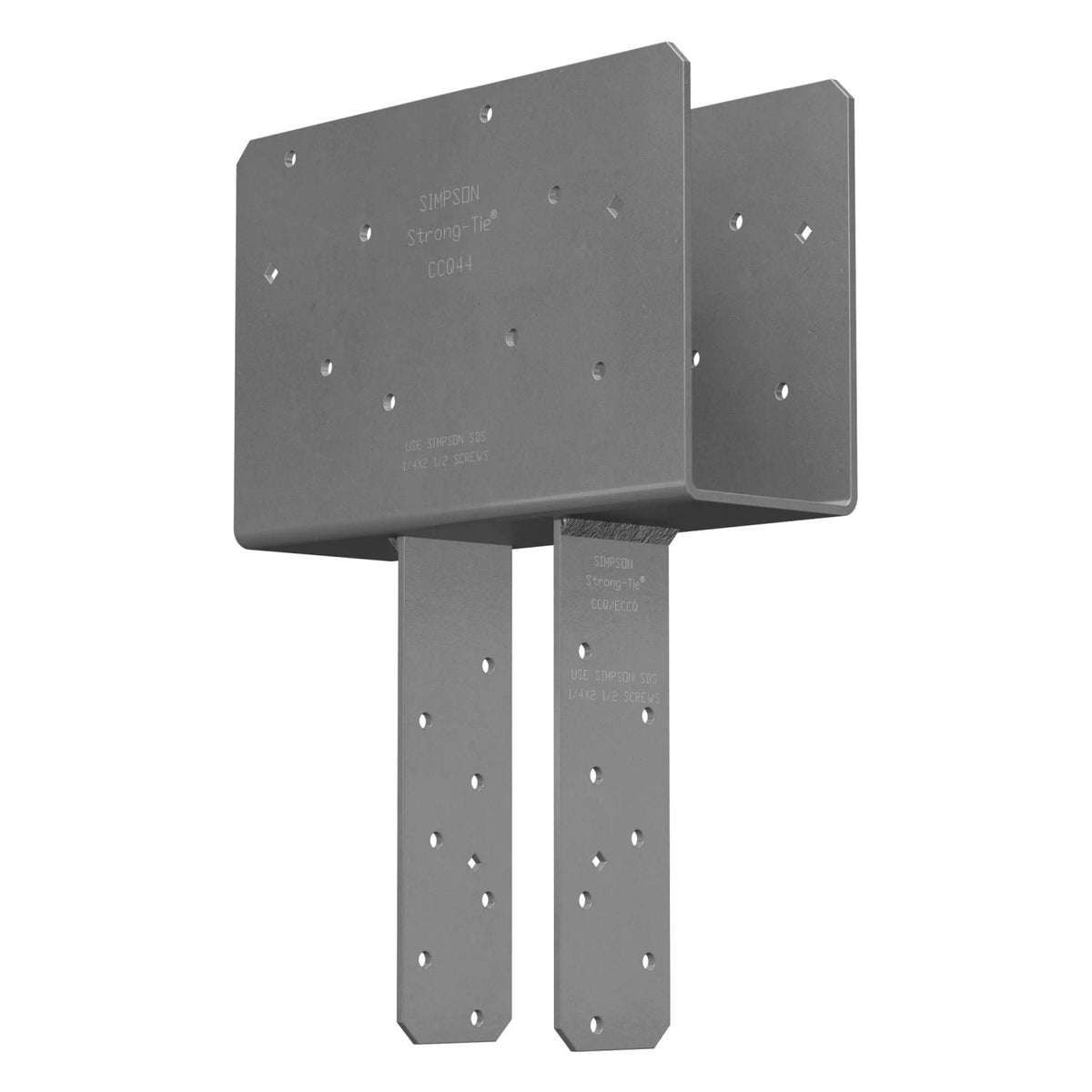 Simpson Strong-Tie CCQ44SDS2.5 CCQ Column Cap for 4x Beam, 4x Post with Strong-Drive SDS Screws