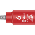 Wera 8740 B VDE Hf Zyklop Hex Bit Socket, Insulated, With Holding Function, 3/8-in. Drive, 6x55-mm.