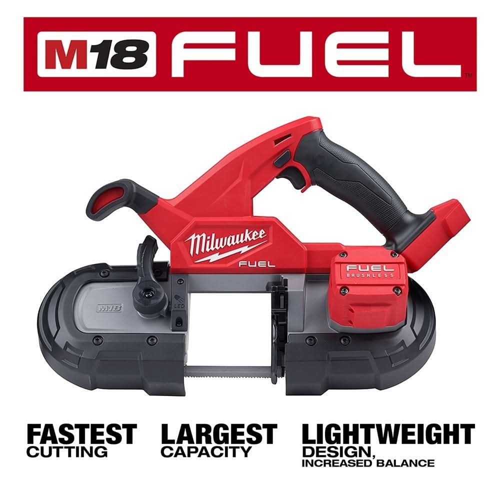 Milwaukee 2829-20 M18 FUEL Compact Band Saw with 5.0Ah Battery