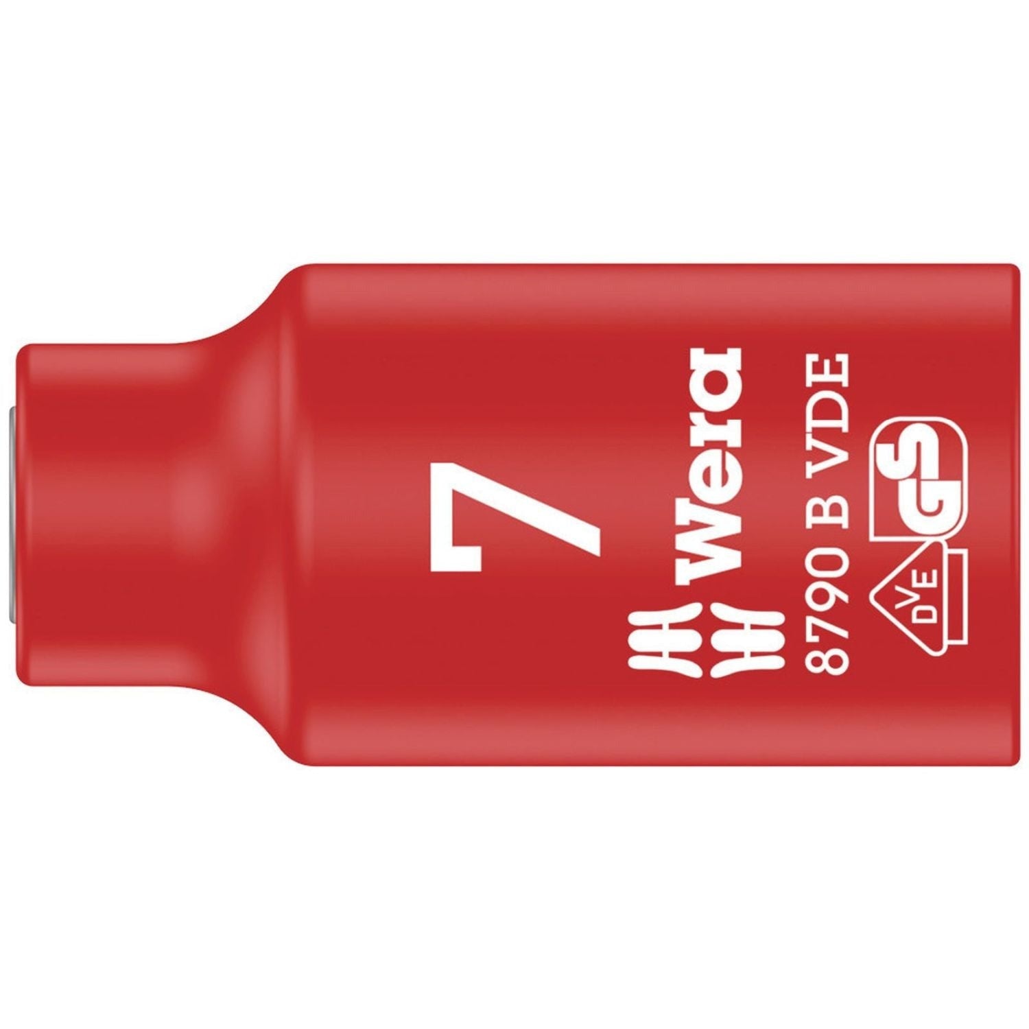 Wera 8790 B VDE Zyklop 3/8-in. Socket, Insulated, 7x46-mm.