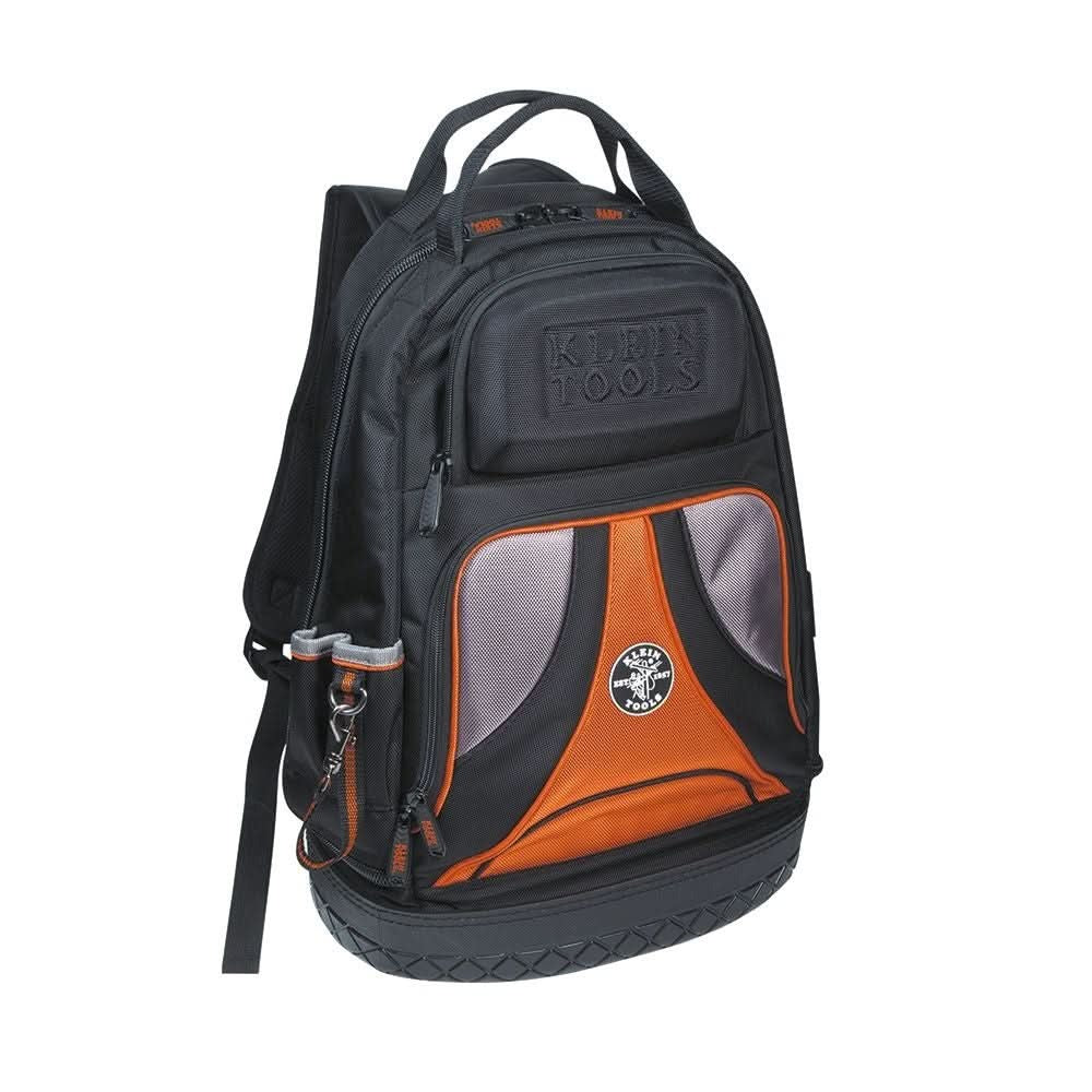 Klein 55421BP14 Tradesman Pro Tool Bag Backpack, 39 Pockets, Black, 14-Inch with Pro Folding Hex Key Set (PROMO)
