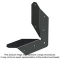 Simpson Strong-Tie APRTA2 Outdoor Accents ZMAX, Black Powder-Coated Rigid Tie Angle for 2x2 Joist/Post