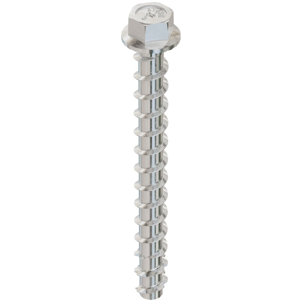 Simpson Strong-Tie Titen HD 1/4-in. x 3-in. Type 316 Stainless-Steel Heavy-Duty Screw Anchor, 50-Pack (THDC25300H6SS)