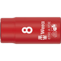 Wera 8790 A VDE Zyklop Socket, Insulated, With 1/4-in. Drive, 8x41-mm.