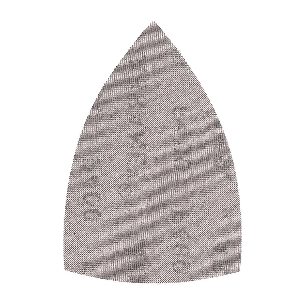 Mirka Abranet 4 x 6 x 6-in. P80 Grip Triangle Sanding Sheets, 50-Pack Dust-Free Sanding (9A-219-080)