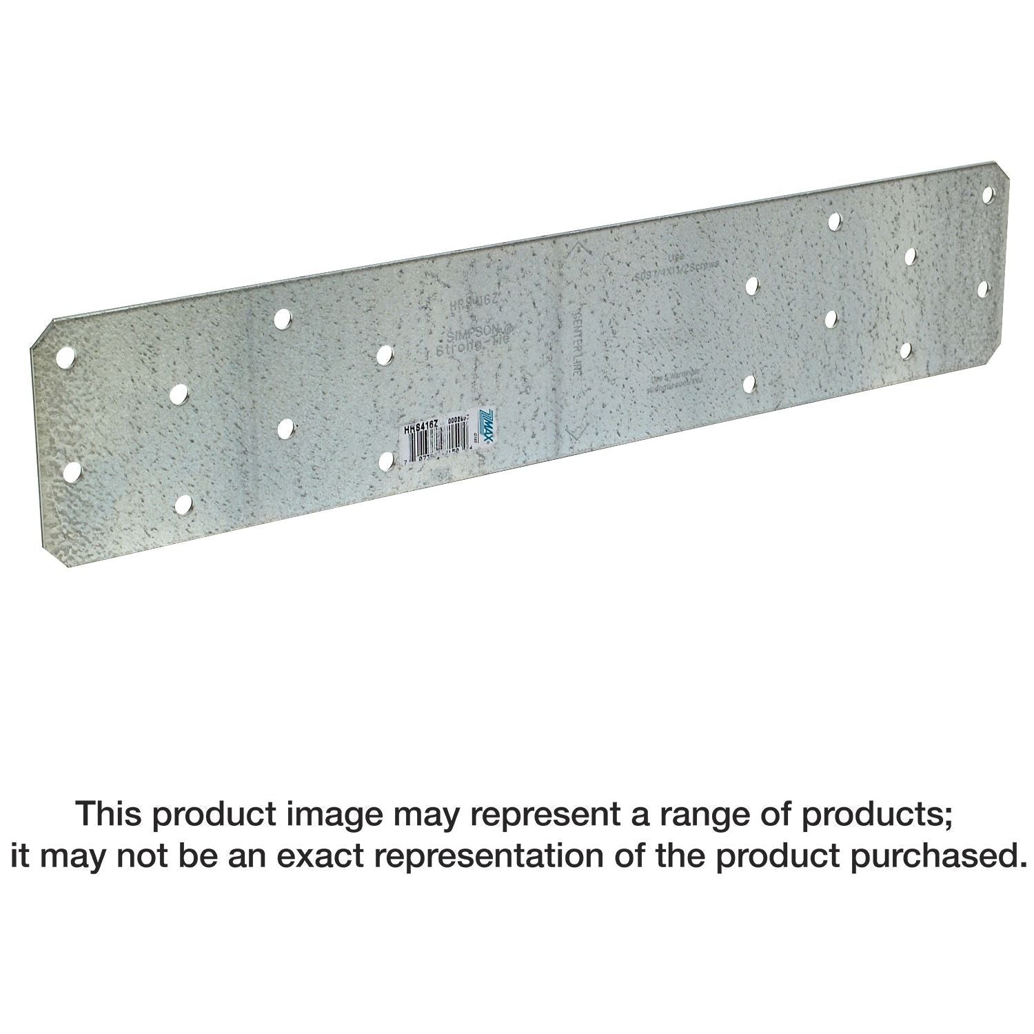 Simpson Strong-Tie HRS416Z HRS 16-in. 12-Gauge ZMAX Galvanized Heavy Strap Tie