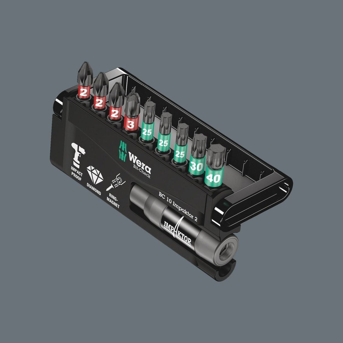 Wera Bit-Check 10 Impaktor 2, 10-Pieces