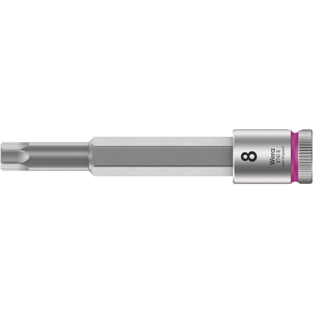 Wera 8740 B Zyklop Bit Socket With 3/8-in. Drive, With Extra Slim Profile Area, 6x107-mm.