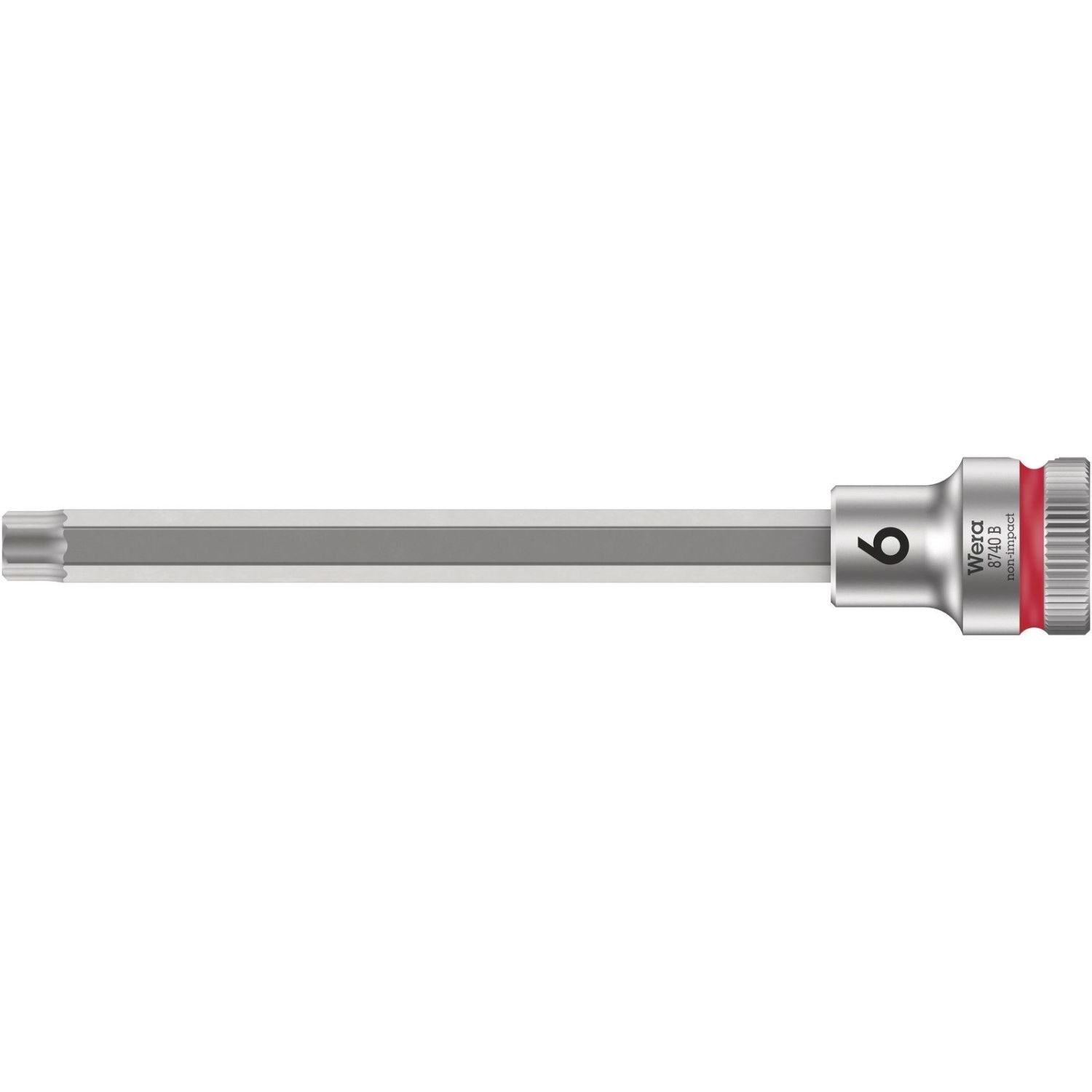 Wera 8740 B Zyklop Bit Socket With 3/8-in. Drive, With Extra Slim Profile Area, 6x107-mm.