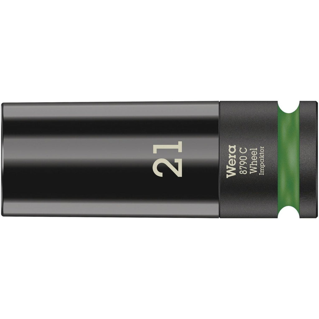 Wera 8790 C Wheel Impaktor Socket With 1/2-in. Drive, 21x85x32-mm.