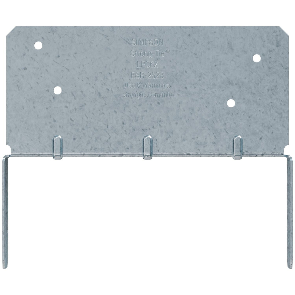 Simpson Strong-Tie LPC6Z LPCZ ZMAX Galvanized Adjustable Post Cap for 6x
