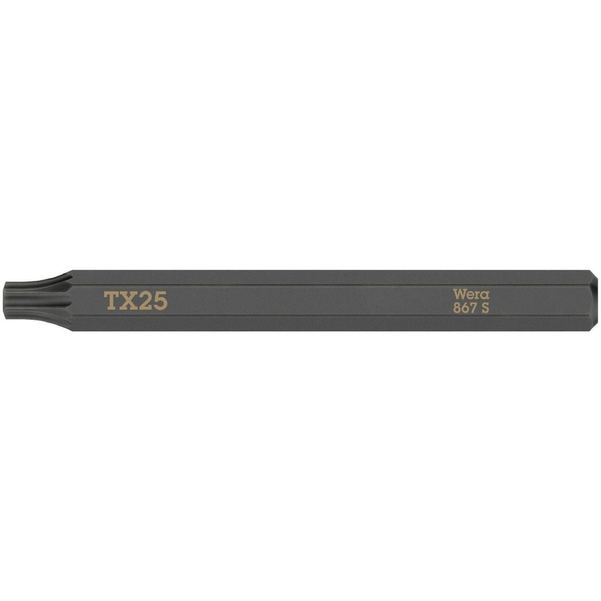 Wera 867 S Torx Bit For Impact Screwdrivers, Torx 20x70-mm.