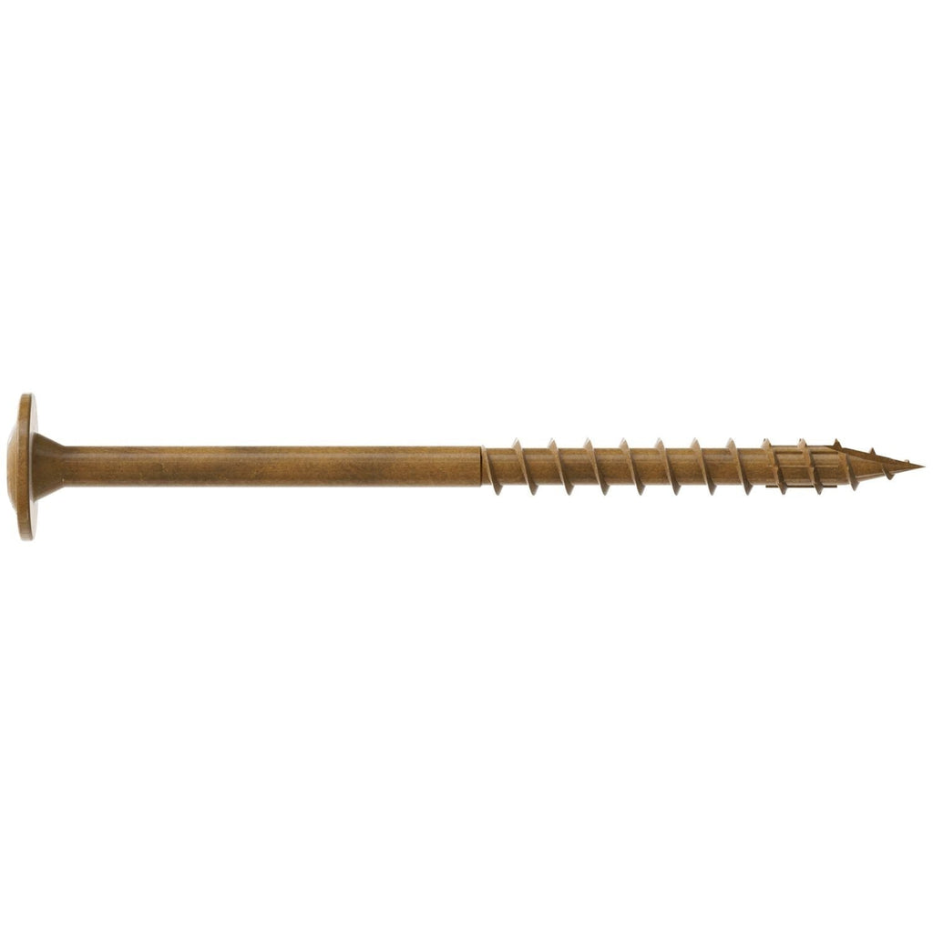 Simpson Strong-Tie CBT08212MB Wafer-Head Construction Screw, #8 x 2-1/2-in. T20, Quik Guard, Tan, 1750-Pack